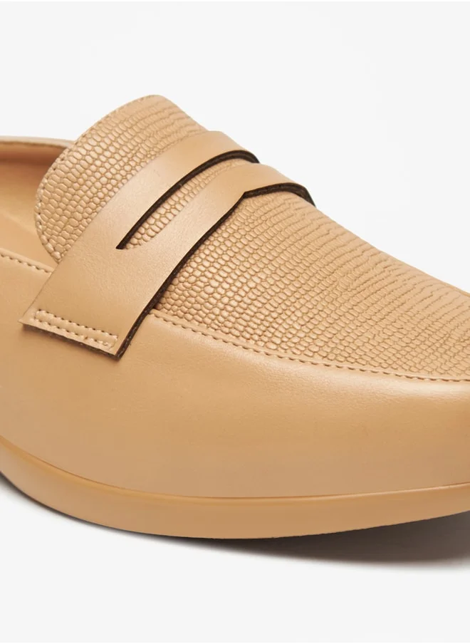 Le Confort Women Textured Slip On Loafers