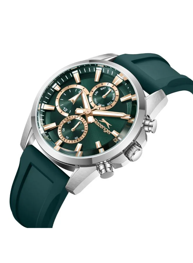 Slazenger Men's Silicone Multi Function Watch SL.9.2523.2.03 - 42 mm
