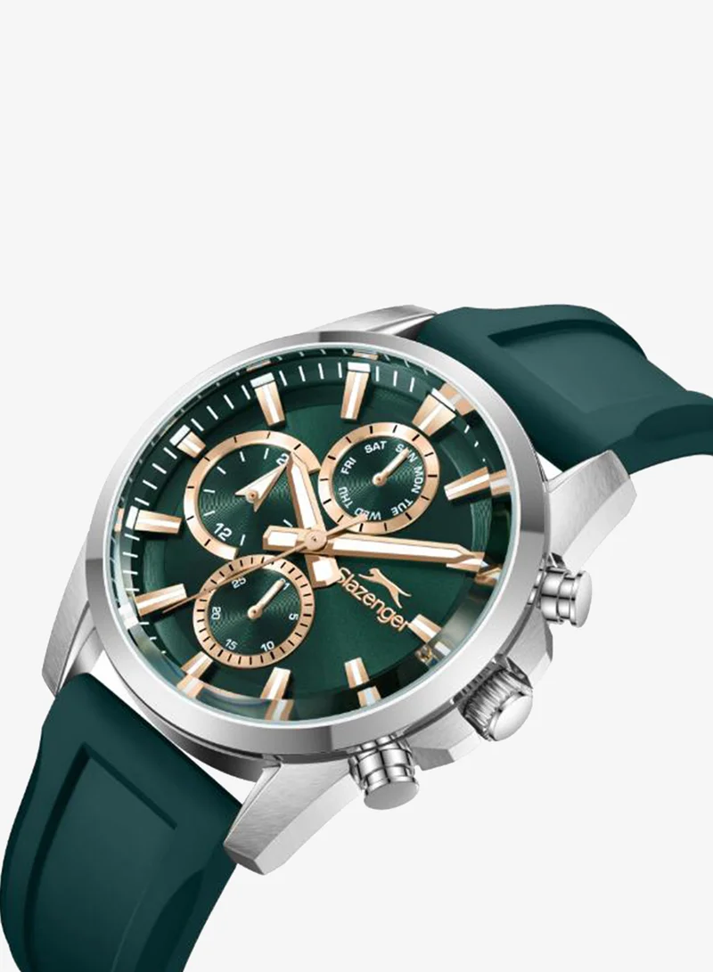 Slazenger Men's Silicone Multi Function Watch SL.9.2523.2.03 - 42 mm