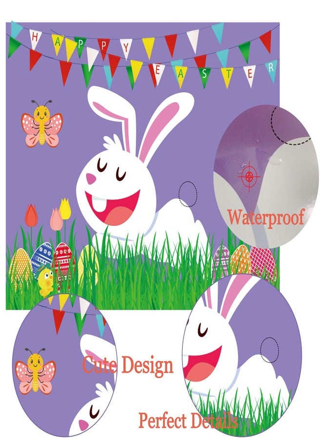 Funnlot Easter Games for Kids Pin The Tail on The Bunny with 24 Stickers Easter Party Games Easter Rabbit Game for Easter Party Decorations Easter Egg Hunt Activities - Image 4