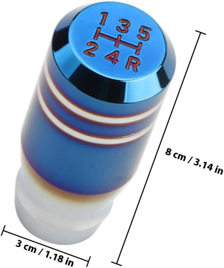 All-round unified build Universal 5-Speed Manual Car Shift Knob, Aluminum Alloy Blue Anodized Gear Lever Handle for Manual Transmission Vehicles, Replacement Stick Shifter for Automotive Interior One piece build Experience optimized build Diverse application fit All consumer tier purchase options Multi-price design picks Permanent & temporary usable Simple multi-color universal build Multi-category warehouse equip Minimal design Processed natural substance Wide range expanded design Updated modern design Set product combo compatible Dust proof Multi stock guarantee supply Water rust proof Closed & open space compatible Space saving design picks Reliable durability Diverse purchase plan All condition fit Affordable fast purchase options Multi-budget available picks Integrated practical design - Image 1
