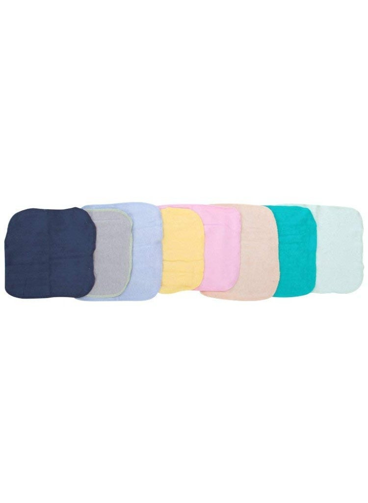Mee Mee Premium Baby Napkin | Washcloth for New Born, Washable, Reusable, Absorbent, Soft Face Towels Multicolor (PK-8) - Image 2