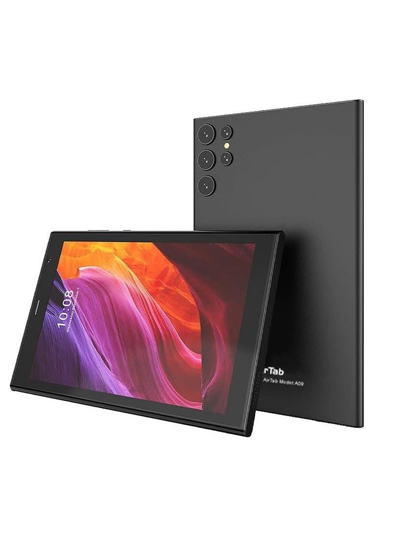 AirTab A19 Smart Tablet with Arabic Keyboard, 8 inch FHD Screen, 1TB Internal Memory, 16GB RAM - with Powerful 10000mAh Battery Black - Image 1