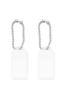 2pcs Hearing Aid Battery Boxs,Portable Amplifier Battery Caddy Plastic Button Storage Case Holder Box
