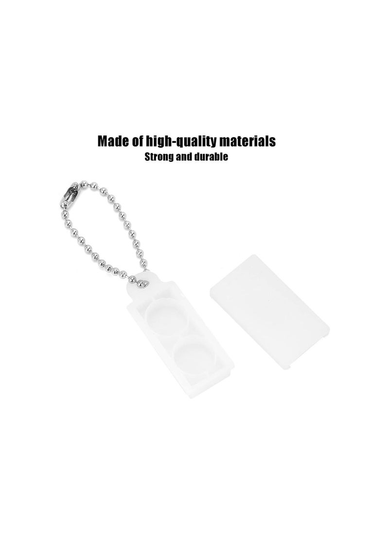 Generic - 2pcs Hearing Aid Battery Boxs,Portable Amplifier Battery Caddy Plastic Button Storage Case Holder Box - Image 1