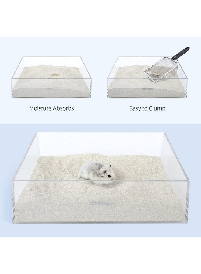 Niteangel Training Litter Potty Sand - Hamster Sand Bath for Syrian Dwarf Hamsters Gerbils Mice Lemming Degus or Other Small-Sized Pets ((1.4 L X 2 - Blue Label) - Image 3