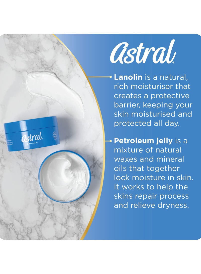 ASTRAL Original Intensive Face and Body Moisturiser 200ml - Image 3