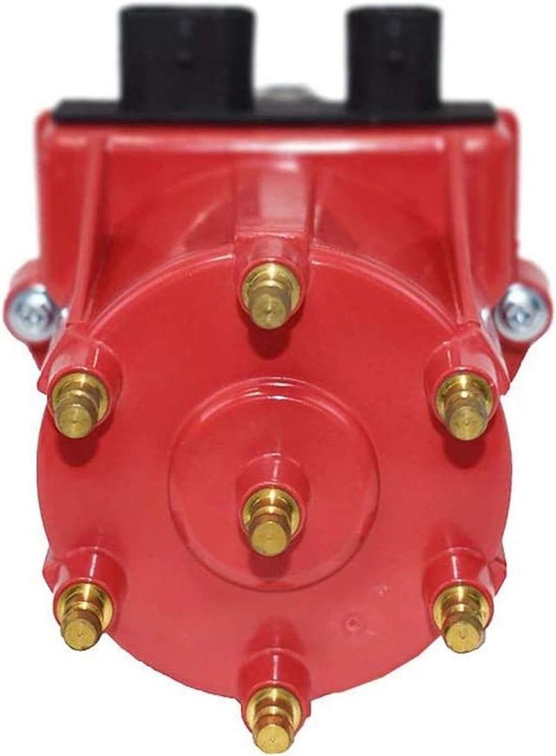 A-Team Performance Ignition Distributor 4.3L V6 TBI EFI - Red Distributor Cap Rotor Kit - Red Cap & Rotor Upgrade - Compatible with GMC & Chevy 262 Engine C/K Trucks 1985-95 - Image 3