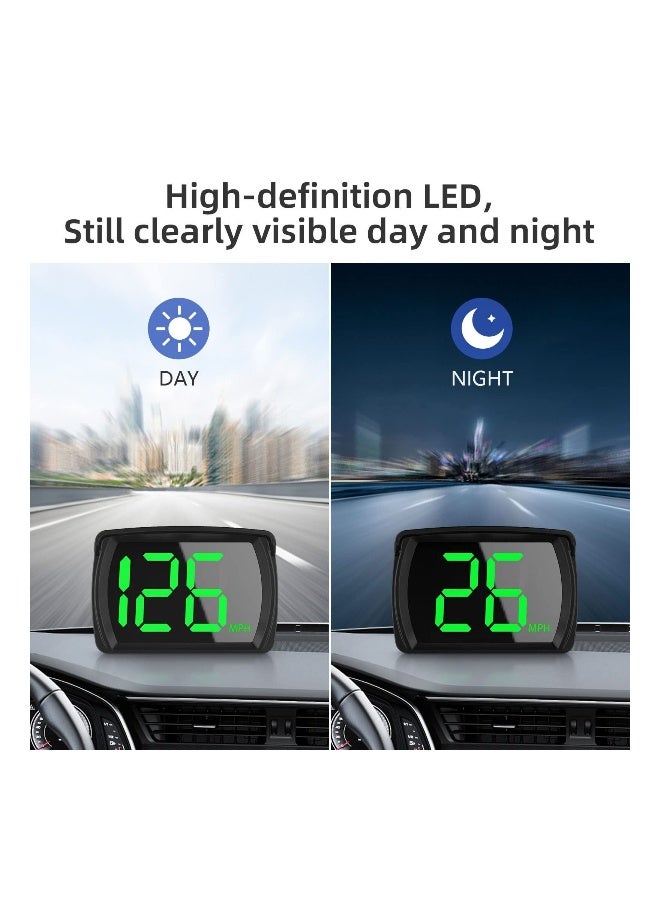Generic Universal HUD Head Up Display GPS Digital Speedometer  - Image 3