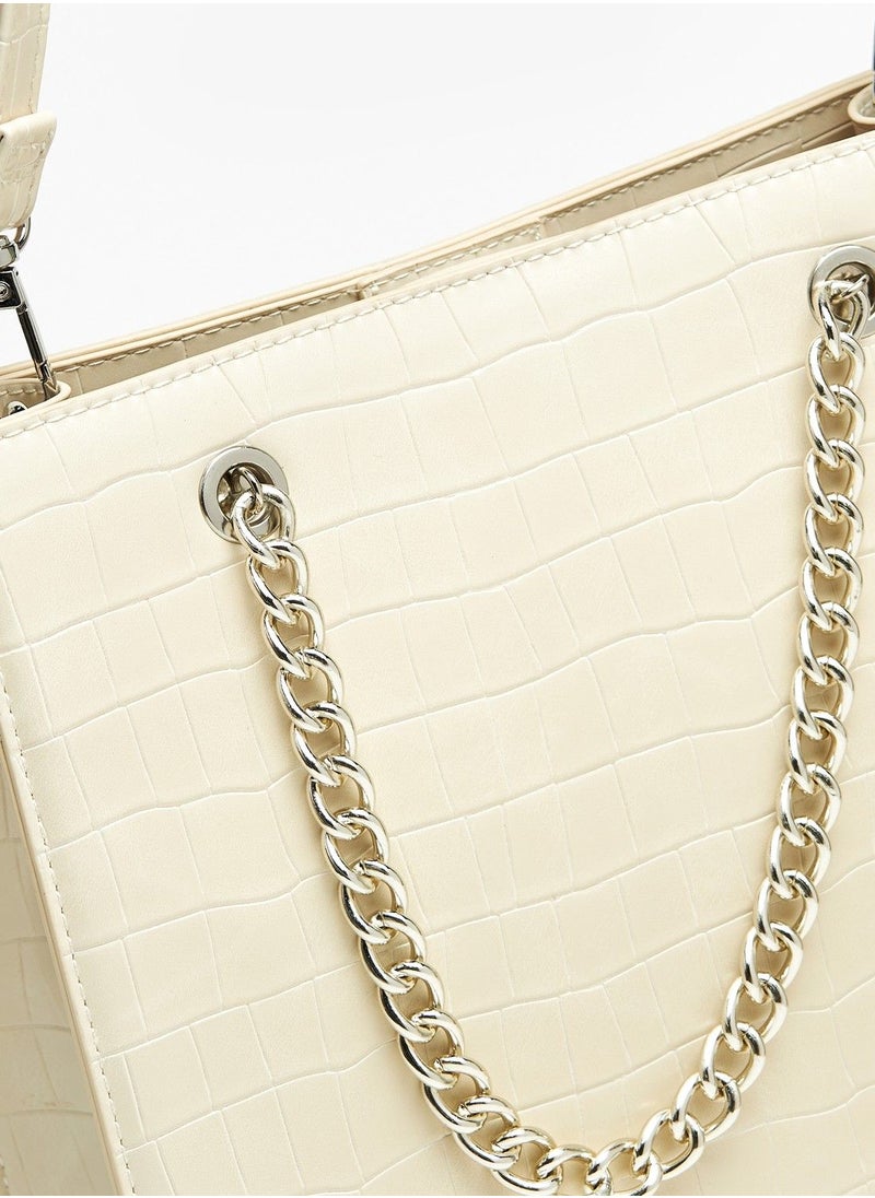 Pleated Pouch with Zip Closure