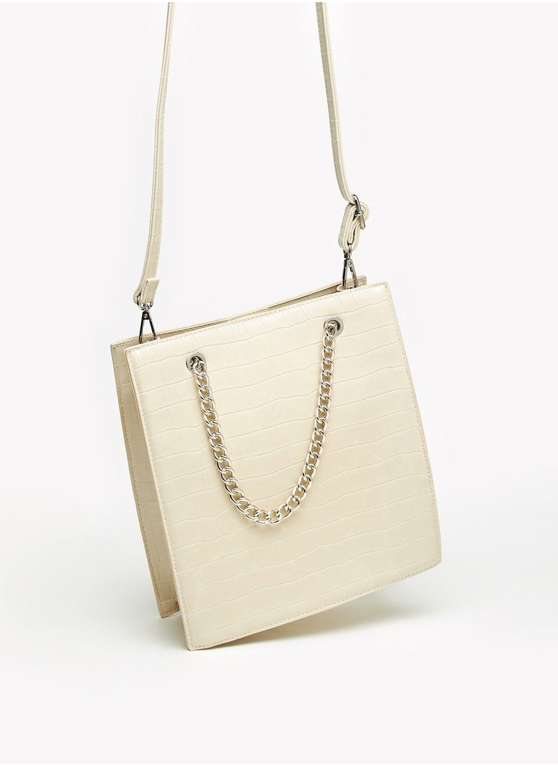 Pleated Pouch with Zip Closure