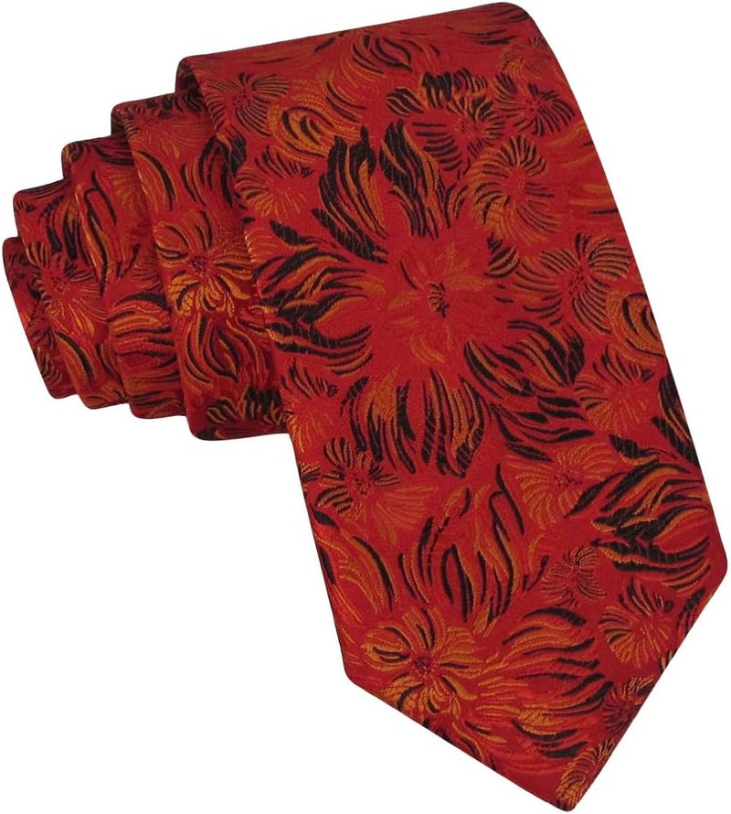 Mens Microfiber Polyester Necktie Pattern Tie for Men