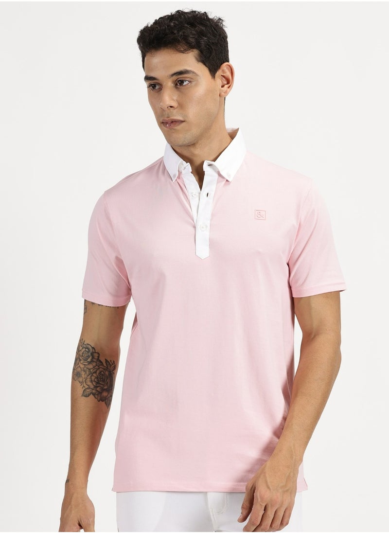 Simple & Rare Classic Collar Men's Polo Shirt  - Image 1