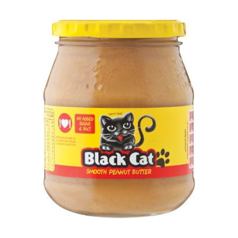 Black Cat Smooth Peanut Butter 400g - No Added Sugar & Salt - Image 2