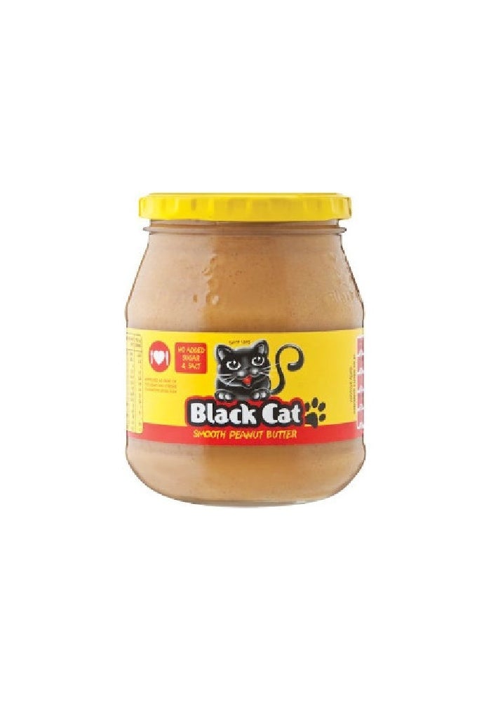 Black Cat Smooth Peanut Butter 400g - No Added Sugar & Salt - Image 1
