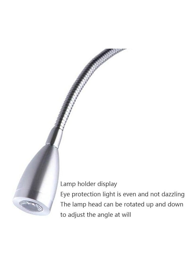 Gooseneck hose LED wall lamp reading light, suitable for hotel bedroom bedside table reading light hose spotlight - Image 2