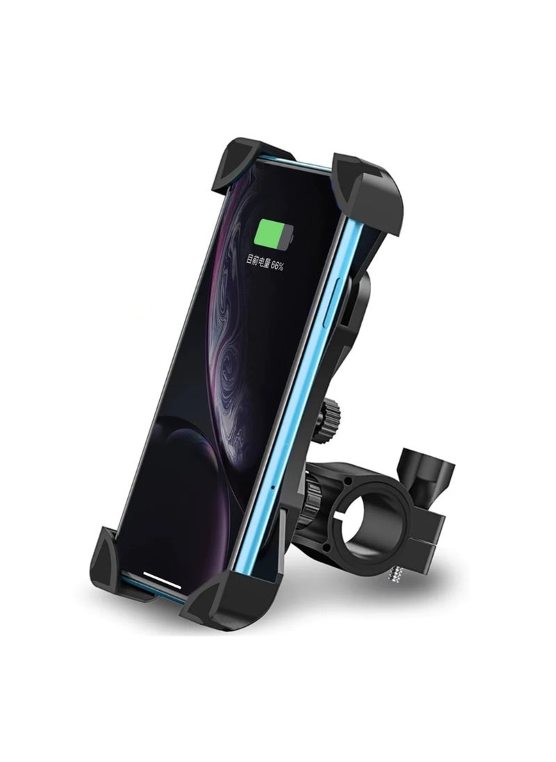 Earldom Universal 360° Rotating Shock-Absorbing Motorcycle & Bicycle Phone Holder – Adjustable Mount for iPhone, Samsung, Huawei, Xiaomi & More | Black  - Image 4