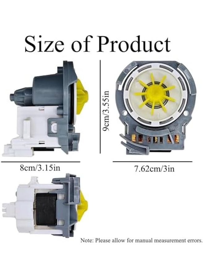 مضخة تصريف غسالة الصحون متوافقة مع ويرلبول كينمور كيتشينايد أمانا تستبدل AP6004843 PS11738151 W10876537 - Image 3