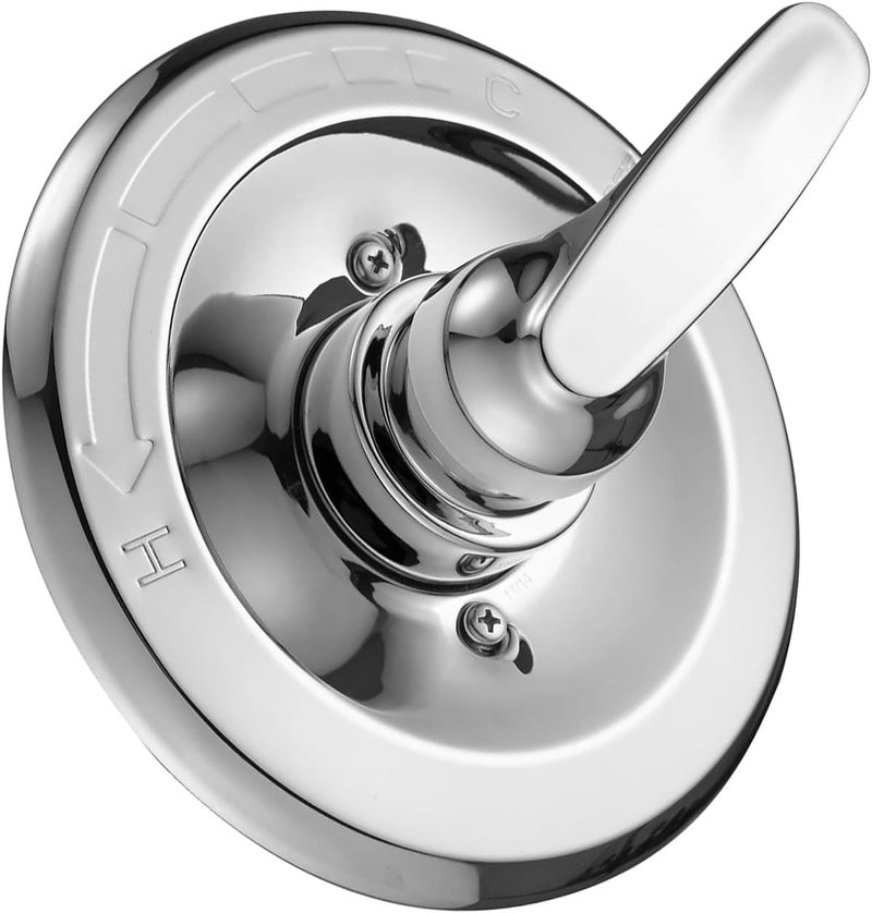 Easily upgrade your bathroom with shower handle trim with corrosion resistant finish and clear temperature markings Shower adapter trim - Image 4