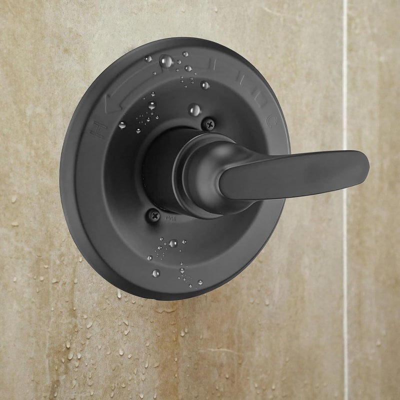 Easily upgrade your bathroom with shower handle trim with corrosion resistant finish and clear temperature markings Shower adapter trim - Image 2