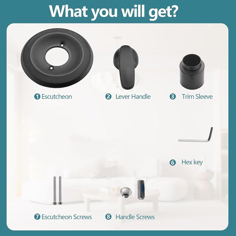 Easily upgrade your bathroom with shower handle trim with corrosion resistant finish and clear temperature markings Shower adapter trim - Image 3