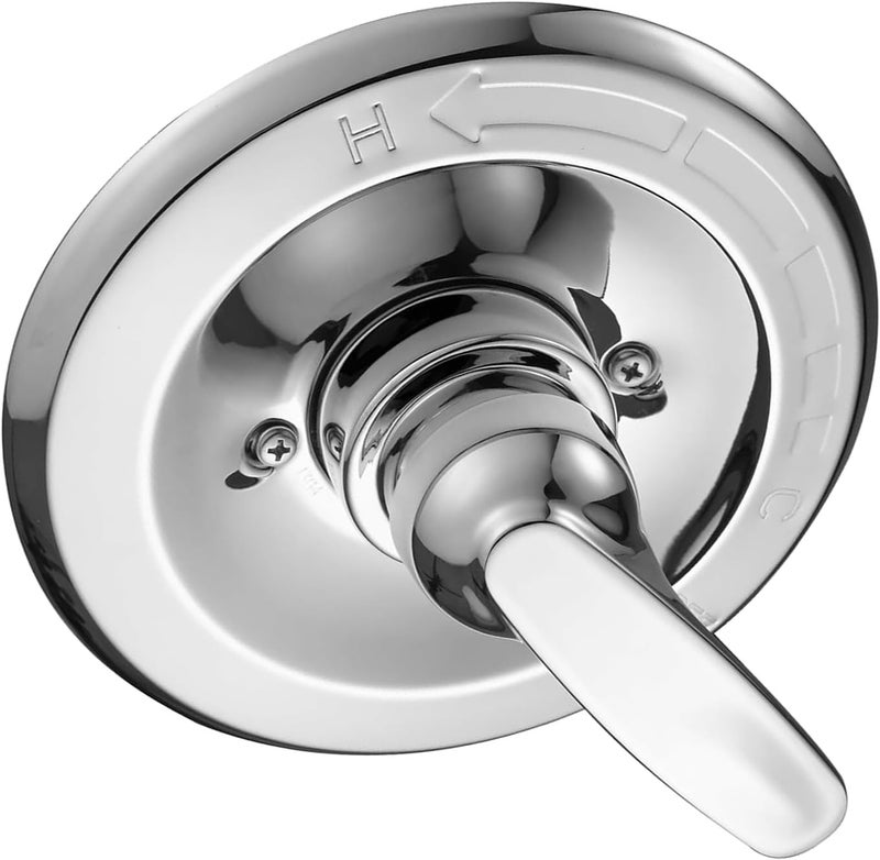 Easily upgrade your bathroom with shower handle trim with corrosion resistant finish and clear temperature markings Shower adapter trim - Image 5