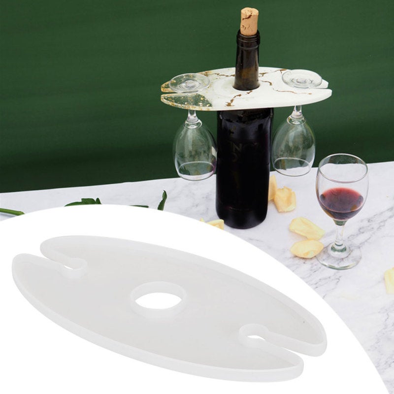 Silicone Wine Rack Mold: Heat Resistant, Easy Release, Reusable - DIY Epoxy Mold for Home Bar Wine Glass Storage & Crafting - Image 4