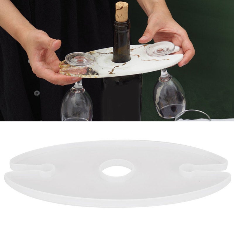 Silicone Wine Rack Mold: Heat Resistant, Easy Release, Reusable - DIY Epoxy Mold for Home Bar Wine Glass Storage & Crafting - Image 5