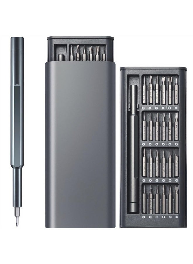 25 in 1 Precision Screwdriver Set - Mini Magnetic Driver Bits Kit with S2 Alloy Steel, Pocket Manual Screwdriver Tool Set for Electronics Repair - Image 1