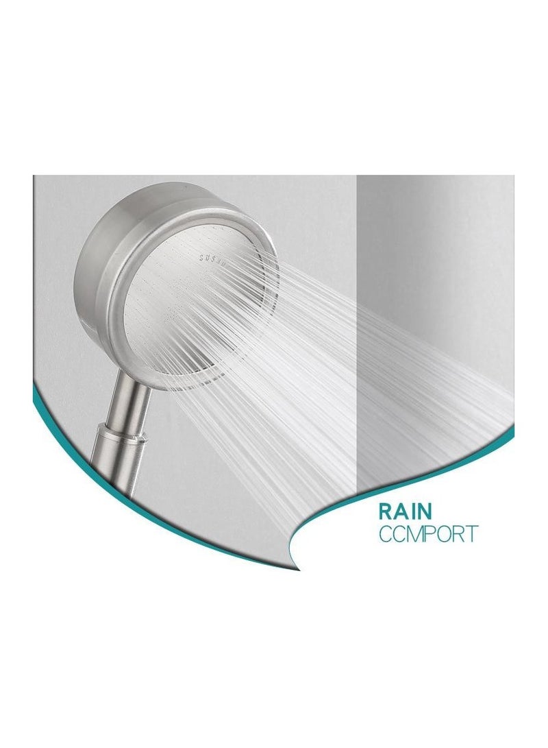 Bathroom Faucet Shower Set 304 Stainless Steel Brushed Surface Treatment - Image 2