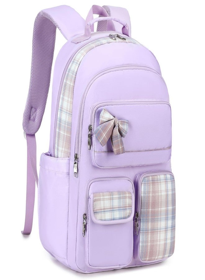 KIDNUO School Backpacks for Teen,Cute College Bags for Women Students Large Bookbag 15.6 Inch Laptop School Bag Kids Kindergarten Elementary Casual Travel Daypacks Backpack for Girls - Image 1