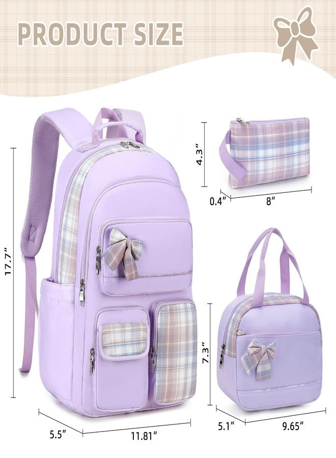 KIDNUO School Backpacks for Teen,Cute College Bags for Women Students Large Bookbag 15.6 Inch Laptop School Bag Kids Kindergarten Elementary Casual Travel Daypacks Backpack for Girls - Image 4