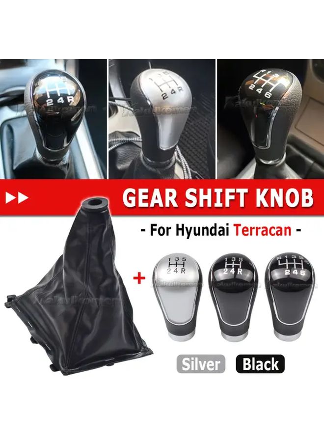 Suitable For Hyundai Terracan 2001 2006 Manual Transmission 5 Speed 6 Speed Shift Sleeve Black Car Accessories - Image 1