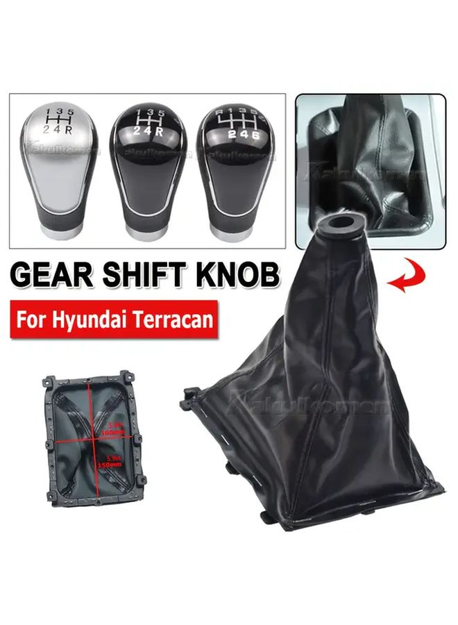 Suitable For Hyundai Terracan 2001 2006 Manual Transmission 5 Speed 6 Speed Shift Sleeve Black Car Accessories - Image 3