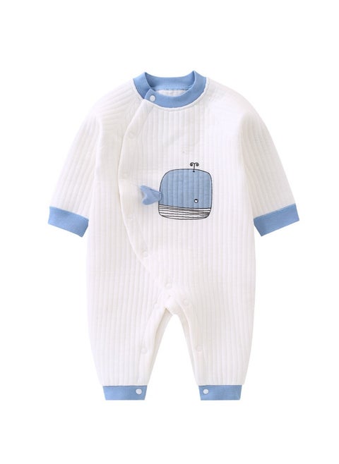 Baby Warm Cotton Spring And Autumn Jumpsuit