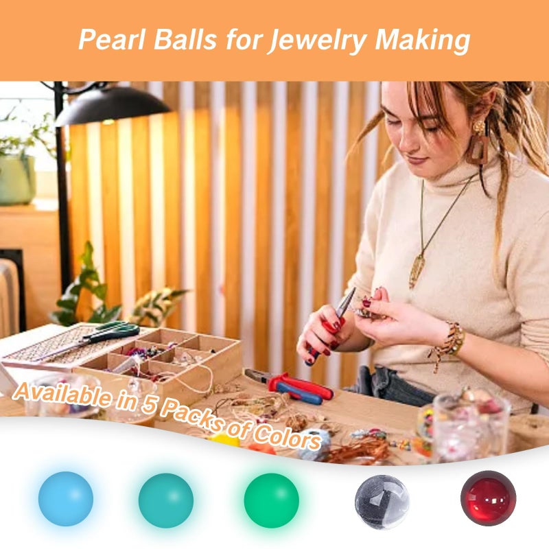Aoheuo 6mm Color Mixing Quartz Balls UV Reactive Pearls American Glass (10pcs) - Image 4