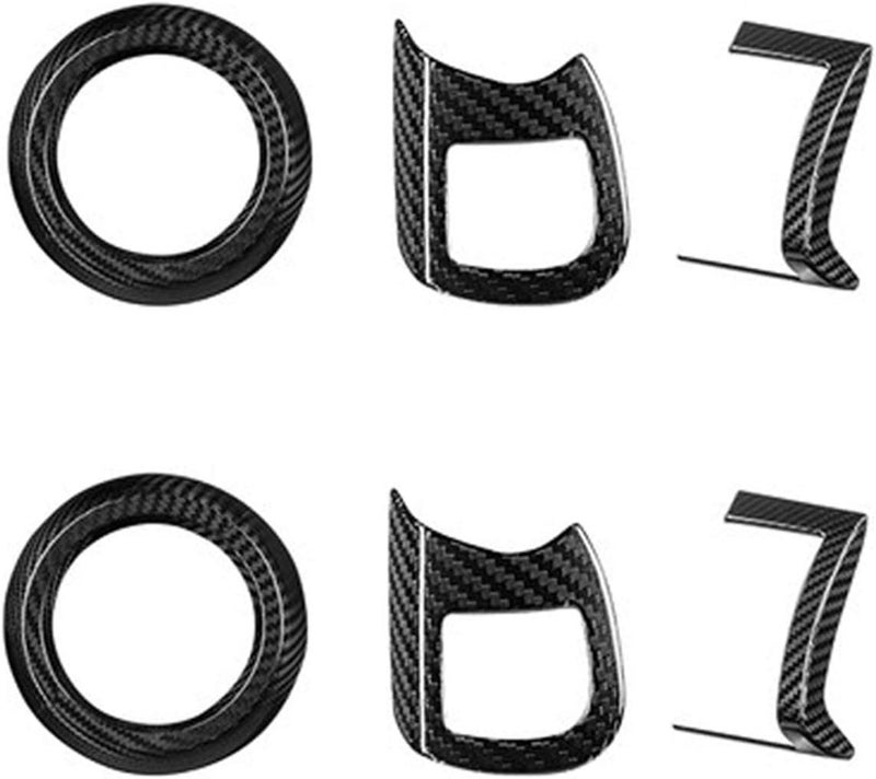 Wivplex 6 Pcs Carbon Fiber Air Outlet Covers for BMW MINI - Image 1