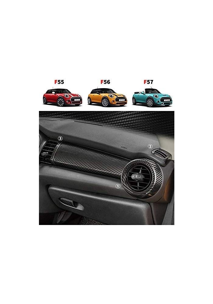 Wivplex 6 Pcs Carbon Fiber Air Outlet Covers for BMW MINI - Image 3