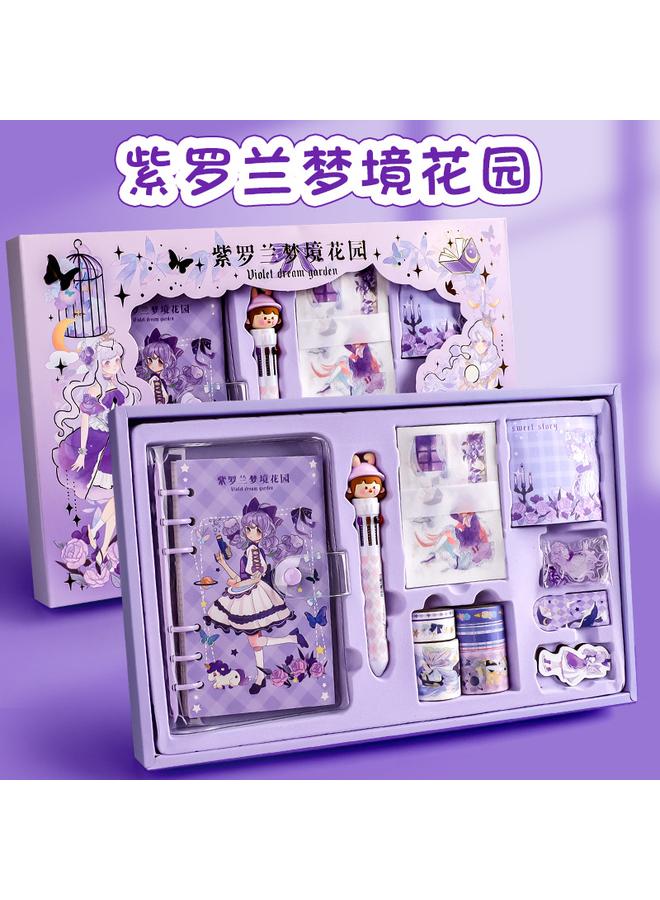 Bluejw Kaba Bear Cute Hand Account Book Suit Gift Box Net Red High Color Value Notebook 2022 Hand Account Material Gift Pack - Image 1