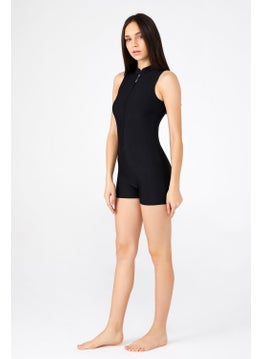 Adasea Women's Zero Sleeve Black Swimming Swimsuit 3130  - Image 1