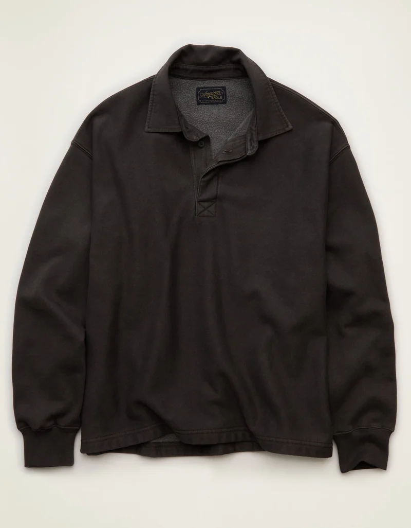 American Eagle  AE Laidback Luxe Rugby Sweatshirt for Women | Best Price UAE