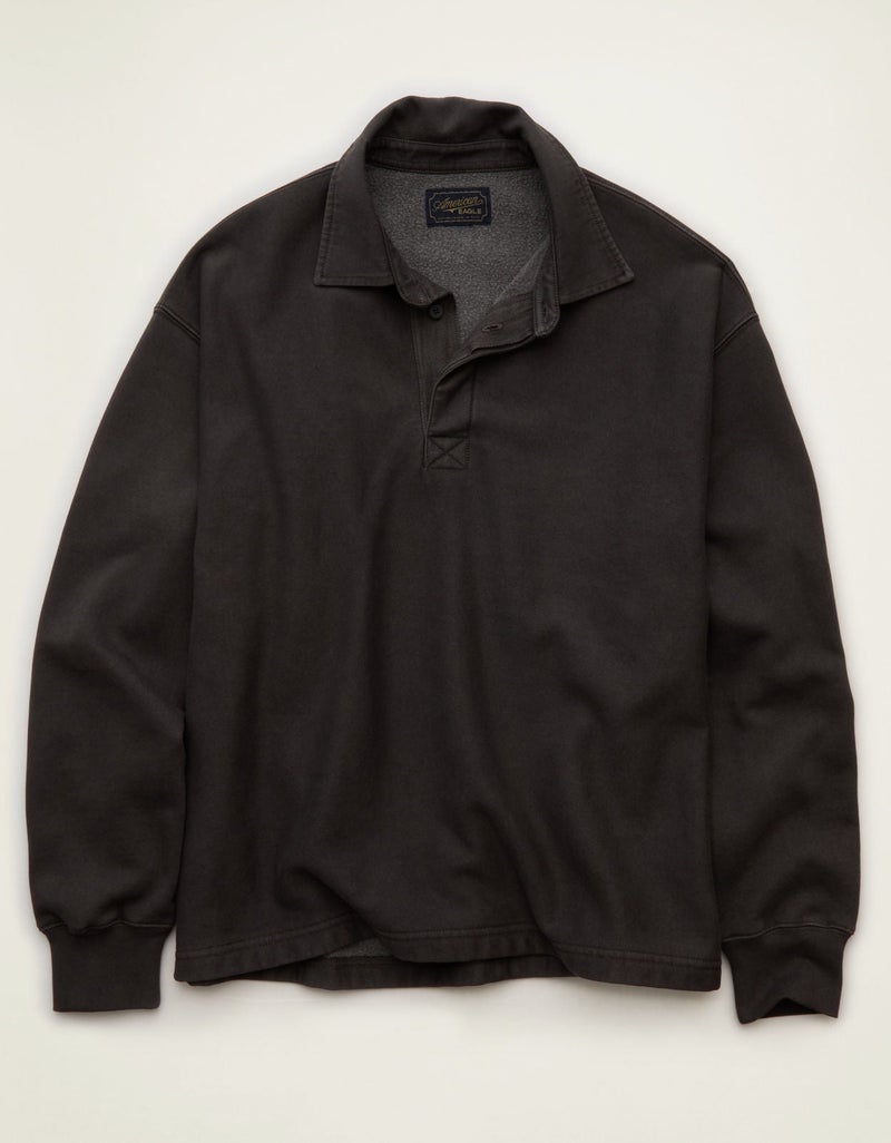 American Eagle AE Laidback Luxe Rugby Sweatshirt - Image 5