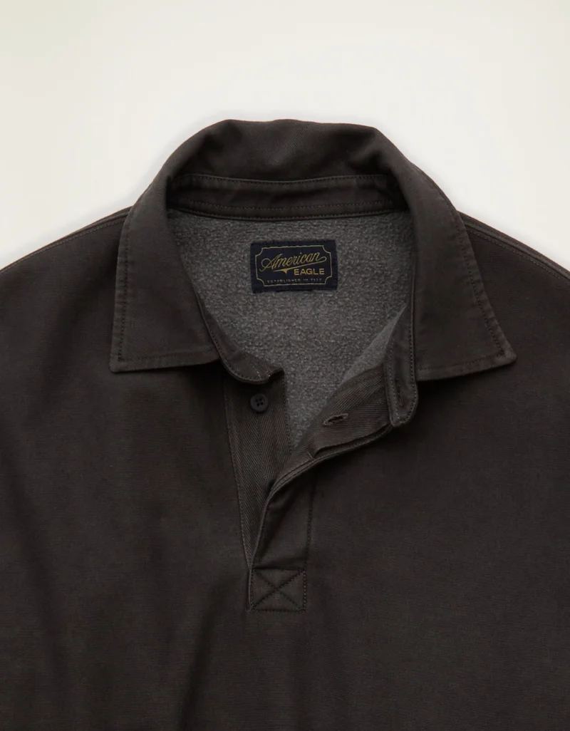 American Eagle  AE Laidback Luxe Rugby Sweatshirt for Women | Best Price UAE