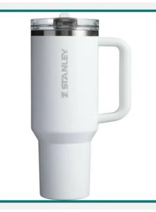 Stanley cup H2.0 Stainless Steel with Lid and Straw for Water Iced Tea,Coffee and Smoothie,forst,40 oz - Image 1