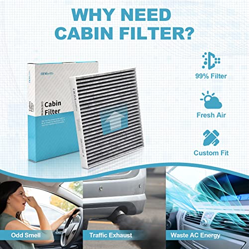 OEMASSIVE Pollen Cabin Air Filter For Mercedes-Benz GL-Class GLS X166 M-Class GLE W166 Coupe C292 C-Class W205 T-Model S205 GLC X253 A1668300218 A1668300018 Interior Car Accessories - Image 3