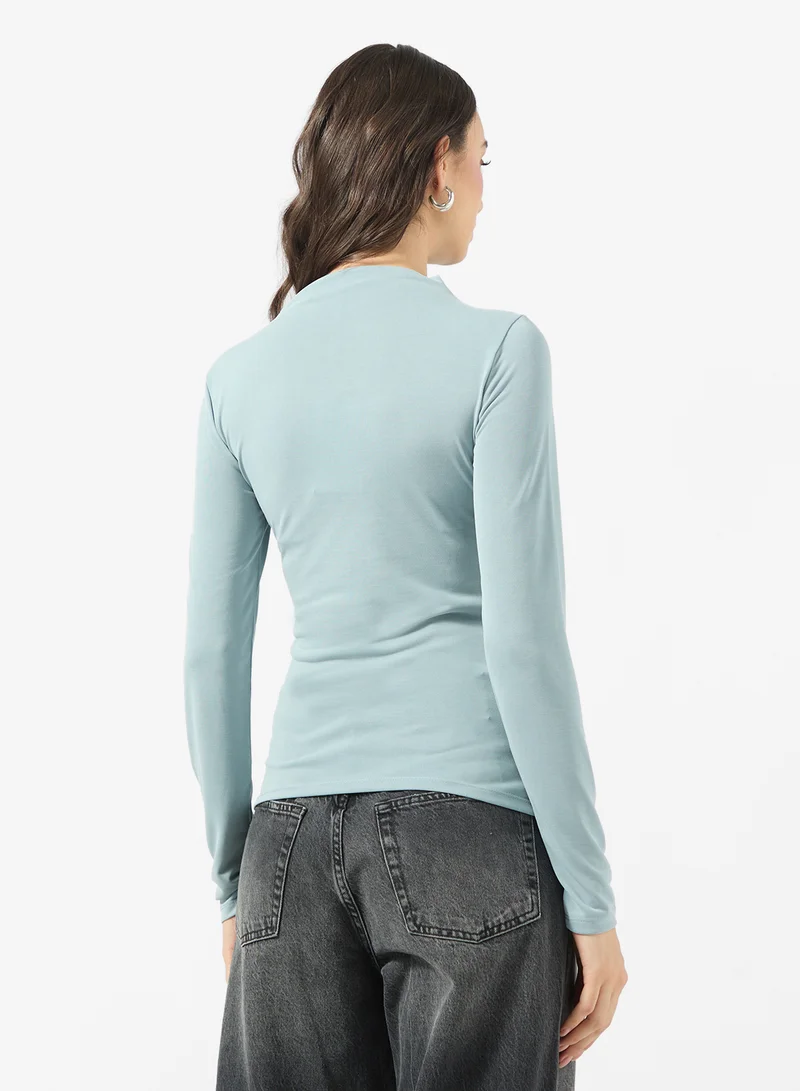 اونلي ONLFREE LIFE Long Sleeve DRAPE TOP