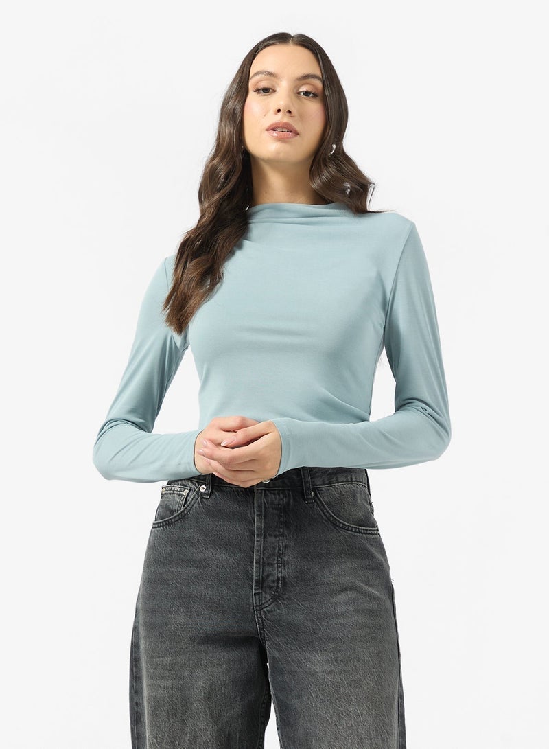 ONLY ONLFREE LIFE Long Sleeve DRAPE TOP - Image 1