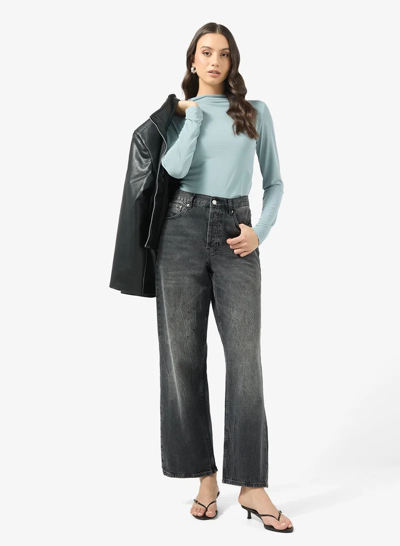 ONLY  ONLFREE LIFE Long Sleeve DRAPE TOP for Women | Best Price UAE