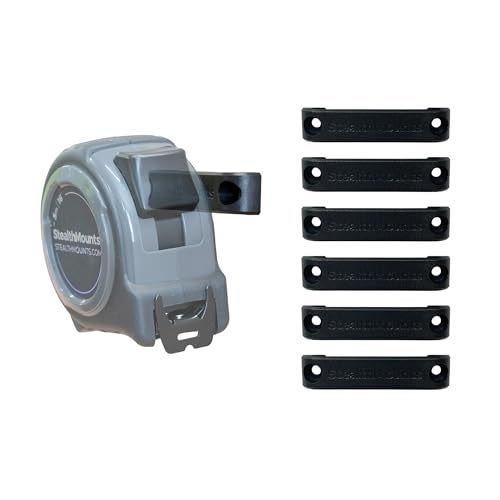 StealthMounts Bench Belt Plus - Universal Tool Holder | Bench Belt + Set | Perfect Tool Hanger Storage Dock for Power Tools, Tape Measures and Belt Clips (Black) - Image 1