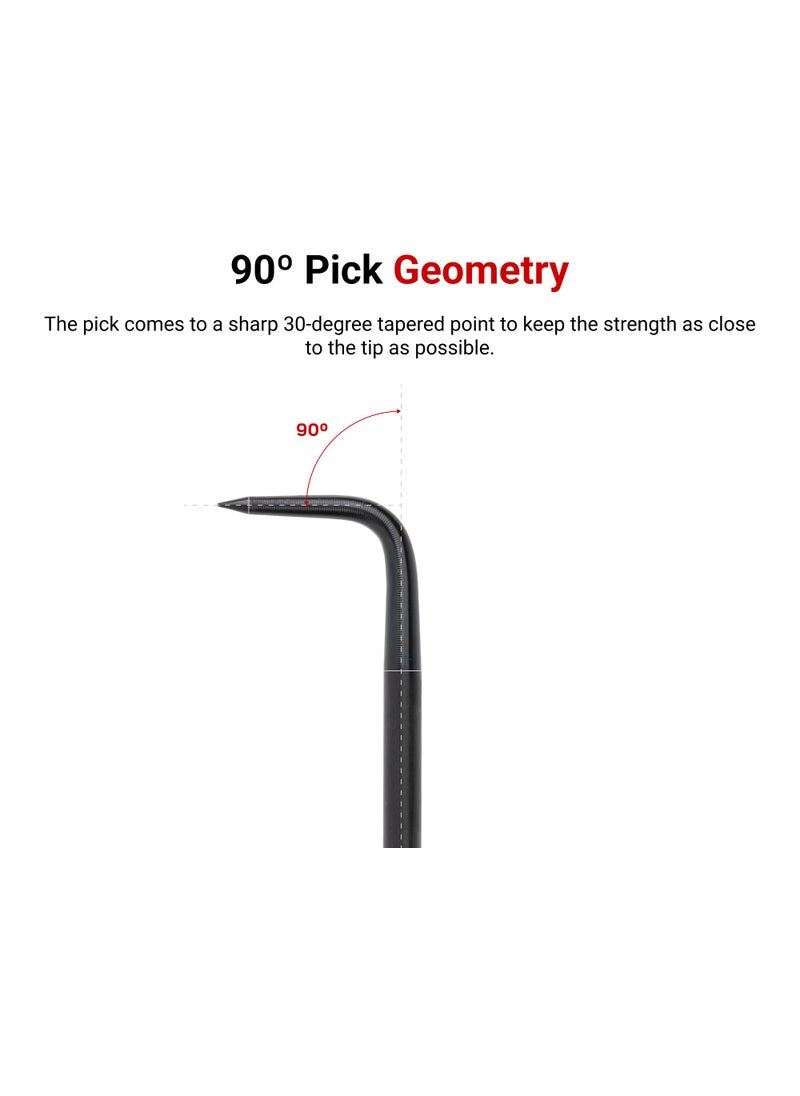 Tekton TEKTON 90-Degree Pick (1/8 inch x 3 inch) | PNH1103 | Made in USA  - Image 3